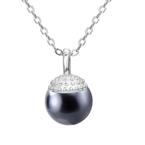 純銀製の宝石類のネックレス, 92.5％純度シルバー, とともに シェルパール, 異なるスタイルを選択, 無色, 売り手 パソコン