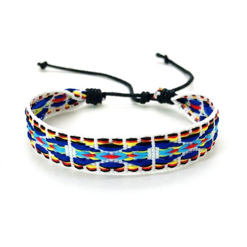 Friendship Bracelets, Polyester, with Linen, knit, Unisex Approx 16.5-25 cm 