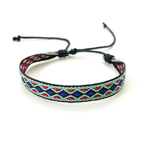 Bracelets d'amitié, Fibre de polyester, avec Chanvre, tricoter, unisexe & modèles différents pour le choix, plus de couleurs à choisir Environ 16.5-25 , Vendu par PC