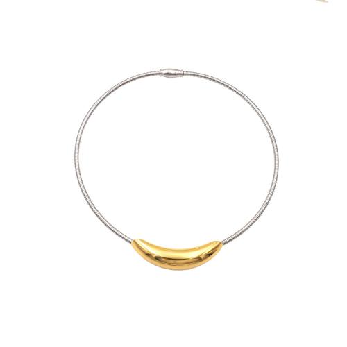 304 Edelstahl Halskette, mit Titanstahl, plattiert, Schlangekette & für Frau, keine, Länge:ca. 15.7 ZollInch, verkauft von PC