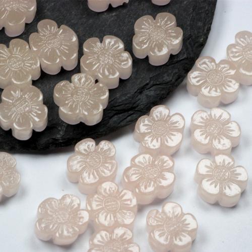 Natural Freshwater Shell Beads, Flower, DIY 13mm 