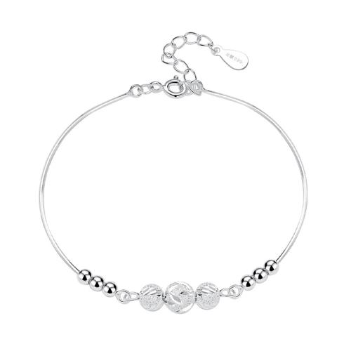 925 Sterling Silver Bracelet, fashion jewelry & for woman Approx 19 cm 