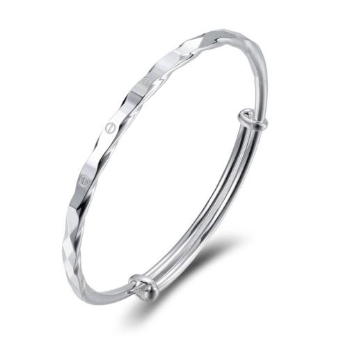 925 Sterling Silver Bangle, fashion jewelry & for woman, Inner Approx 57mm 