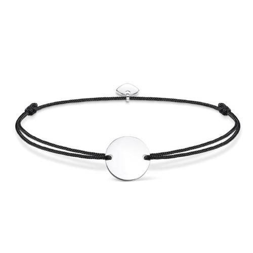 Stainless Steel Charm Bracelet, 304 Stainless Steel, with Wax Cord, plated, for woman cm 