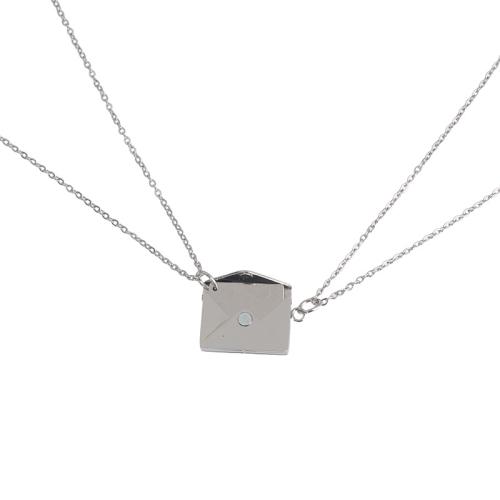 Stainless Steel Jewelry Necklace, 304 Stainless Steel, with 5CM extender chain, plated, Unisex, original color Approx 40 cm 