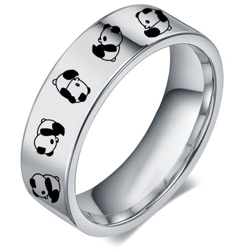 Stainless Steel Finger Ring, 304 Stainless Steel, Vacuum Ion Plating, Unisex 