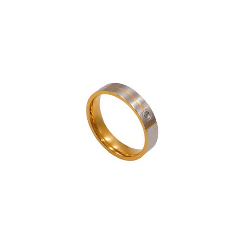 Partículas de acero anillo, chapado, Joyería & para mujer, tamaño:9, Vendido por UD