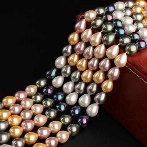 South Sea Shell Beads, Shell Pearl, Teardrop, DIY Approx 40 cm 