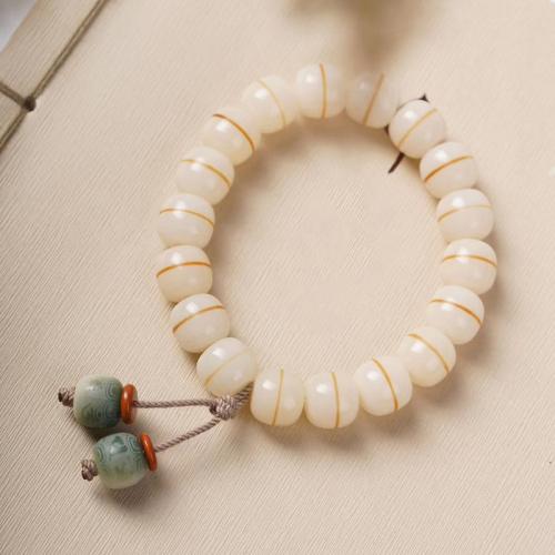 Bodhi Wood Beads Bracelet, fashion jewelry & Unisex 8cm 