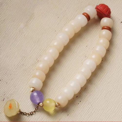 Bodhi Wood Beads Bracelet, fashion jewelry & Unisex 8cm 