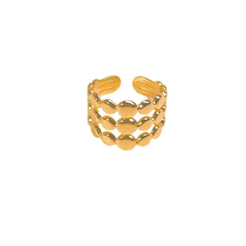 ステンレス指輪, 304ステンレススチール, メッキ, 異なるスタイルを選択 & 女性用, 金色, 売り手 パソコン