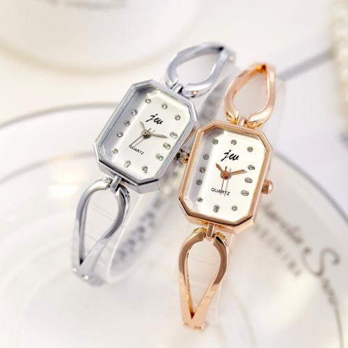 Women Wrist Watch, 304 Stainless Steel, with Glass & Zinc Alloy, fashion jewelry & Chinese movement & for woman & waterproof Dial straight diameter about about 0.6cm; Strap about 0.5-1cm. Approx 18 cm 