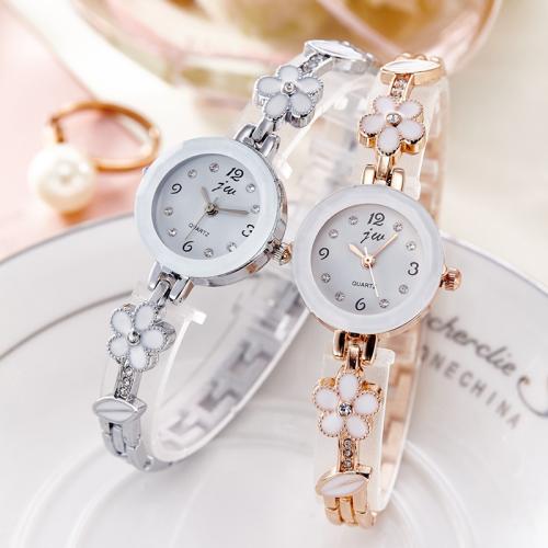 Fashion Watch Bracelet, 304 Stainless Steel, with Glass, Chinese movement & for woman & waterproof Dial straight diameter about 2.2cm about 0.7cm; Band about 0.6cm. Approx 18 cm 