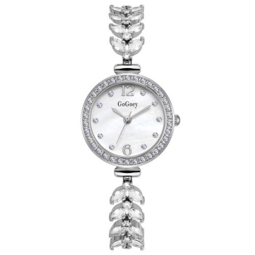 Women Wrist Watch, Zinc Alloy, with Glass, Chinese movement & for woman & waterproof & with rhinestone Dial straight diameter about 2.6cm about 0.6cm; Band about 0.6cm. Approx 18 cm 