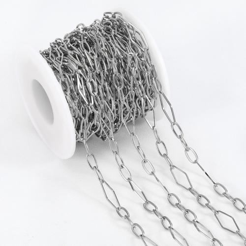 Stainless Steel Cable Link Chain, 304 Stainless Steel, DIY 