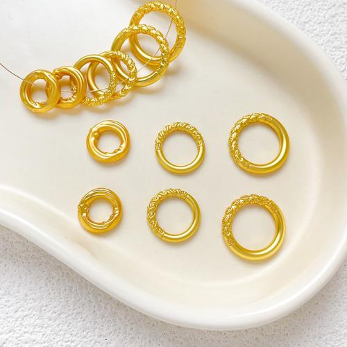 Messing Verknüpfung Ring, goldfarben plattiert, DIY & verschiedene Größen vorhanden, goldfarben, verkauft von PC