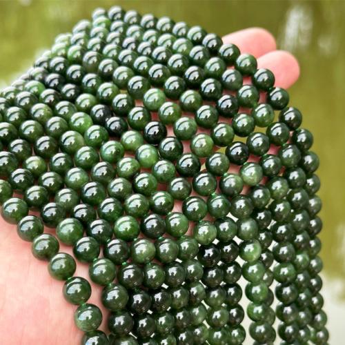 Einzelne Edelstein Perlen, Jaspis Stein, rund, natürliche & DIY & verschiedene Größen vorhanden, Länge:ca. 38 cm, verkauft von Strang