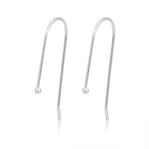Sterling Silver Drop Earring, 925 Sterling Silver, fashion jewelry & for woman, 26.3mm 