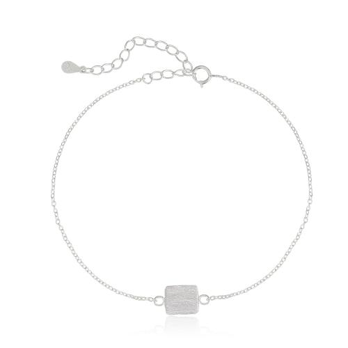 Pulseras de Plata Estelina, Plata de ley 925, con 5.5 extender cadena, Joyería & para mujer, longitud:aproximado 21 cm, Vendido por UD