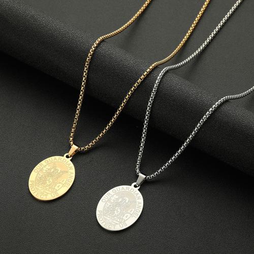 Titanium Steel Jewelry Necklace, plated, for woman cm 