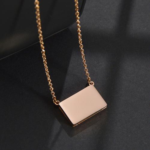 Titanium Steel Jewelry Necklace, plated, for woman 