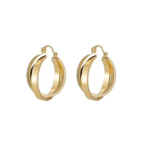Zinc Alloy Leverback Earring, fashion jewelry & for woman, golden 