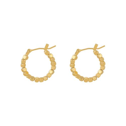 Zinc Alloy Leverback Earring, Brass, fashion jewelry & for woman, golden 
