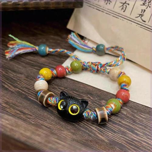 Bracelets en porcelaine, bijoux de mode & pour femme, multicolore Environ 28 cm, Vendu par PC