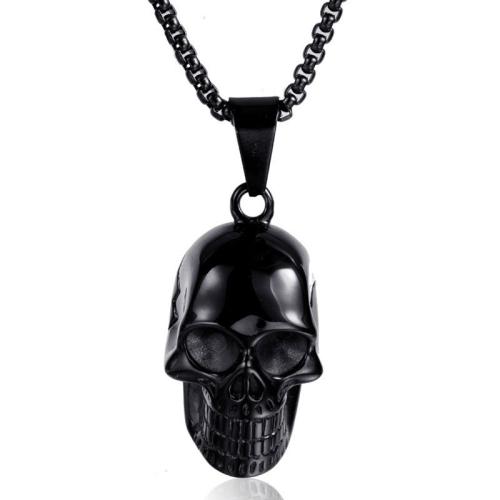 Zink Legierung Halskette, Zinklegierung, Schädel, Modeschmuck & unisex, keine, Länge:ca. 60 cm, verkauft von PC