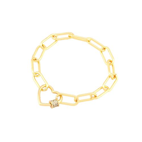 Brass Bracelets, with Knot Cord, gold color plated, fashion jewelry & for woman 