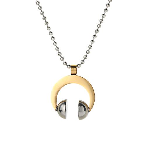 304 Stainless Steel Necklace, with Titanium Steel, plated, fashion jewelry & for man Approx 20-23.6 Inch 