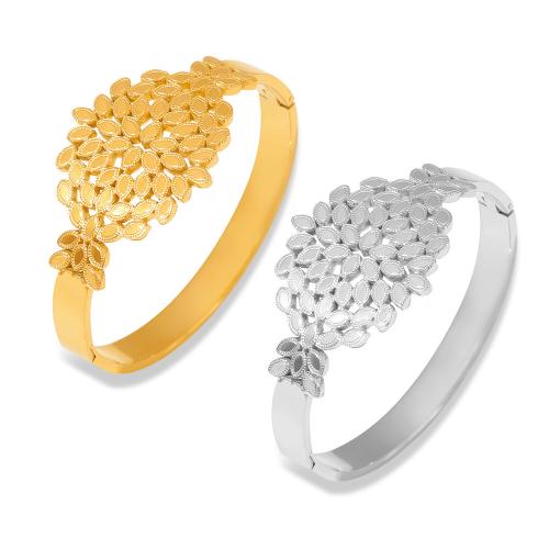 Acier titane bracelet ordinaire, bijoux de mode & pour femme, plus de couleurs à choisir, 32mm, Diamètre inté Environ 60mm, Vendu par PC