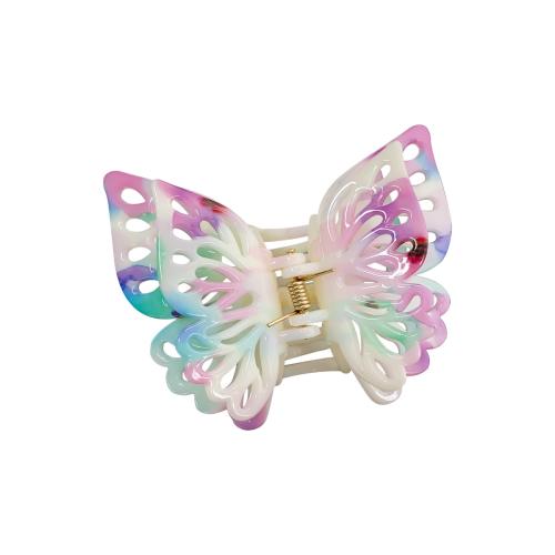 Hair Claw Clips, Plastic, Butterfly, fashion jewelry 