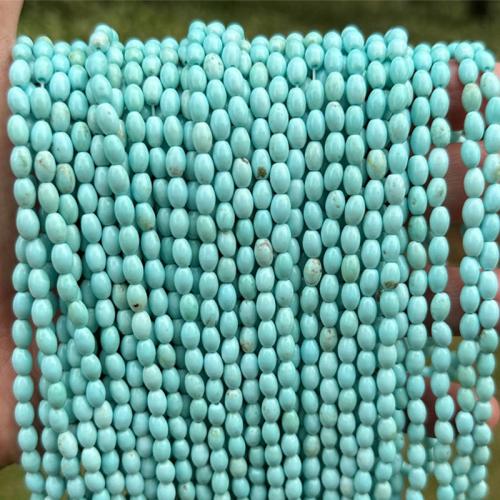 Perles en Turquoise naturelle, DIY, bleu ciel Environ 38-39 cm, Vendu par brin[