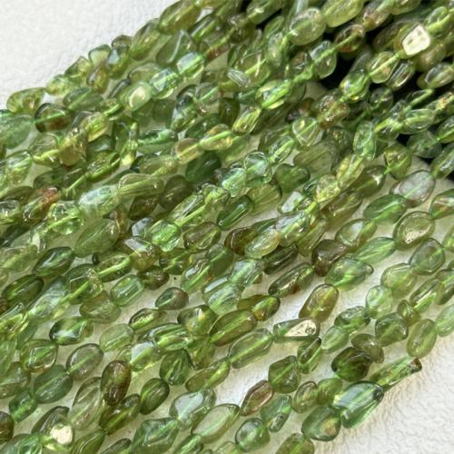 Apatit Perlen, Apatite, Klumpen, DIY & verschiedene Größen vorhanden, grün, Länge:ca. 38-39 cm, verkauft von Strang[