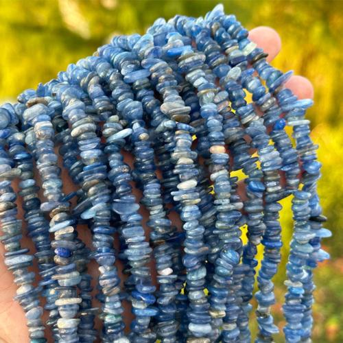 perles de disthène bleu, Irrégulière, DIY, beads length 5-8mm Environ 80 cm, Vendu par brin