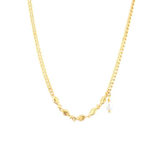 Brass Jewelry Necklace, with 5cm extender chain, plated, fashion jewelry & for woman Approx 40 cm 