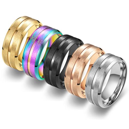 Кольцо из нержавеющей стали, Нержавеющая сталь 304, вакуумное ионное покрытие, Мужская & разный размер для выбора, Много цветов для выбора, продается PC