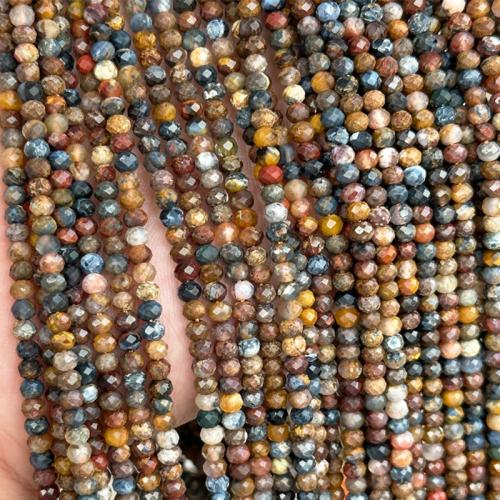 Single Gemstone Beads, Pietersite, DIY & faceted Approx 38 cm 
