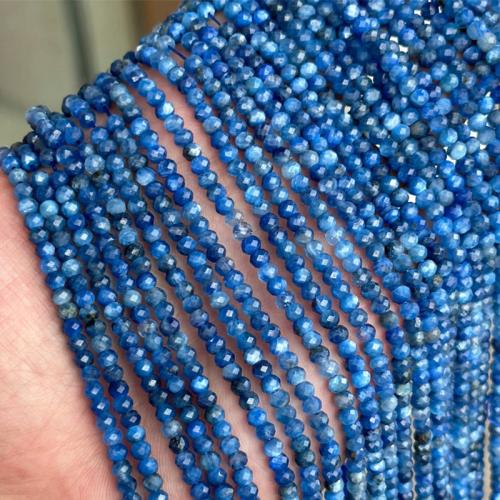 天然の藍晶石ビーズ, カヤナイト(藍晶石), そろばん, DIY & 切り面 長さ:約 38 センチ, 売り手 ストランド