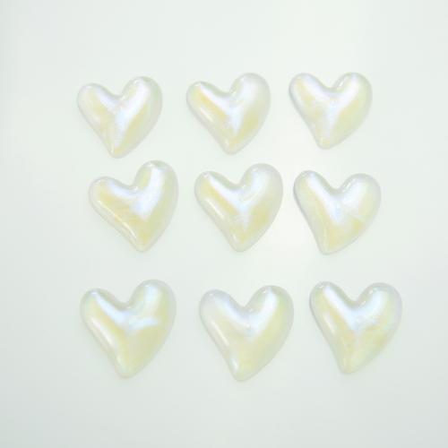 Perles Miracle acryliques, Acrylique, coeur, DIY Vendu par sac[