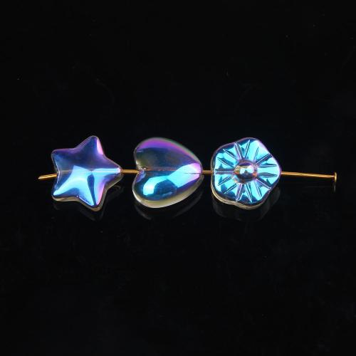 Perles de verre de miracle, Forme différente pour le choix & Laser & DIY, plus de couleurs à choisir Vendu par sac[