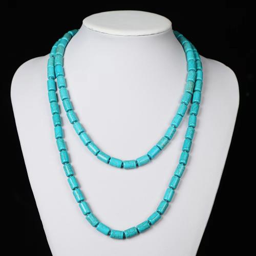 Collar de la joyería de la turquesa, diferentes estilos para la opción & para mujer, más colores para la opción, longitud:1.2 m, Vendido por UD