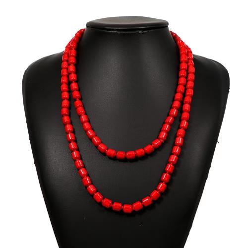 Collar de la joyería de la turquesa, diferentes estilos para la opción & para mujer, más colores para la opción, longitud:1.2 m, Vendido por UD
