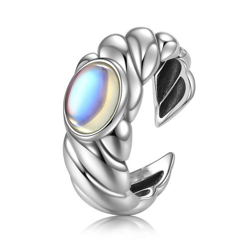 Circón cúbico anillo de dedo de latón, metal, con cúbica circonia, Joyería & para mujer, Vendido por UD[