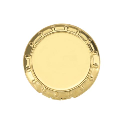 Colgante medallón de bronce, metal, Bricolaje & diferentes estilos para la opción, dorado, Vendido por UD