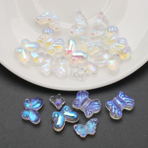Perles de verre de miracle, papillon, DIY, plus de couleurs à choisir Vendu par sac