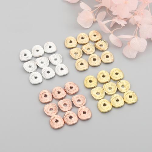 Brass Spacer Beads, plated, DIY & micro pave cubic zirconia Approx 1.5mm 