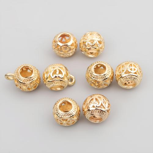 Weinlese Messing Perlen, plattiert, DIY & verschiedene Stile für Wahl, goldfarben, verkauft von PC