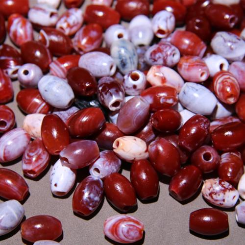 Abalorios de Ágata, Tambor, Bricolaje, beads size 9x13-10x14.5mm, Vendido por UD
